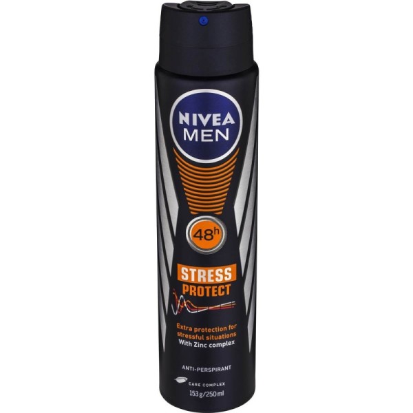 Desodorante Nivea men 48h stress protect spray 200ml