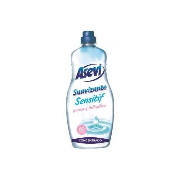 Suavizante Asevi sensitif pureza y delicadeza concentrado 60 dosis