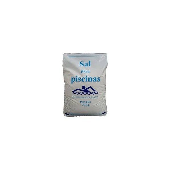 Sal para piscinas en grano 25Kg.