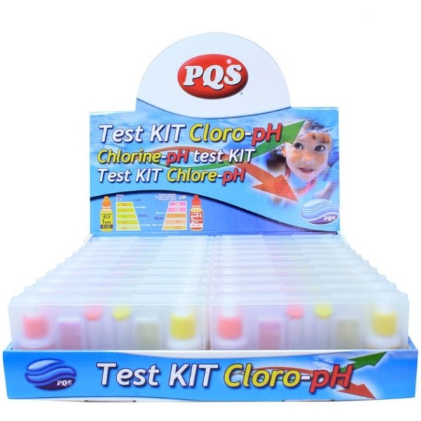 Kit test pH y cloro analizador piscinas PQS