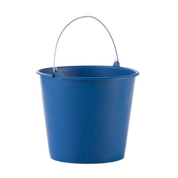 Cubo de agua impacto azul de 12litros Plastiken