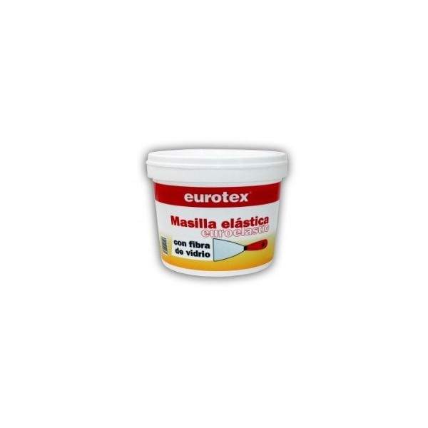Masilla elástic Eurotex con fibra de vidrio de 1Kg.