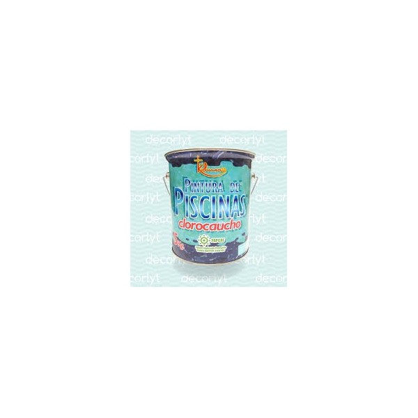Kolmer clorocaucho 5Kg. pintura antialgas para piscina