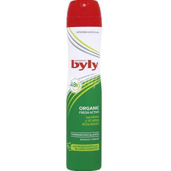 Desodorante Byly organic extra fresh 48h spray 200ml