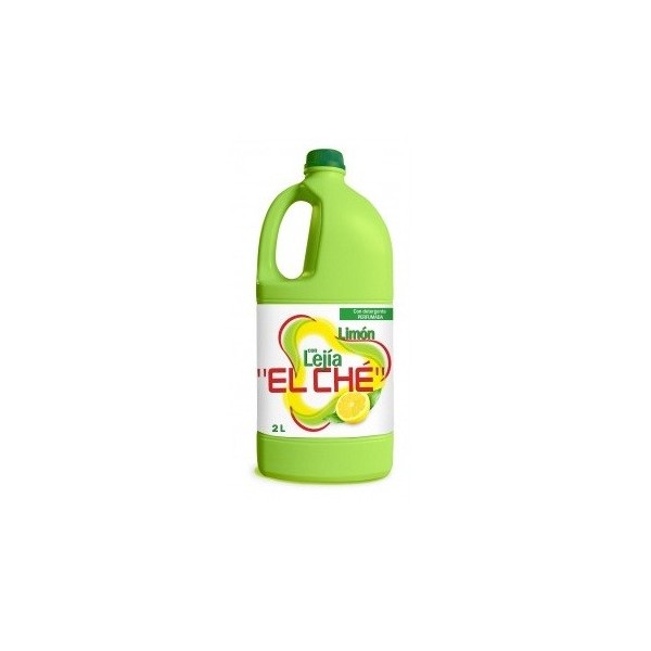 Lejía con detergente perfumada al limón el Ché 2L