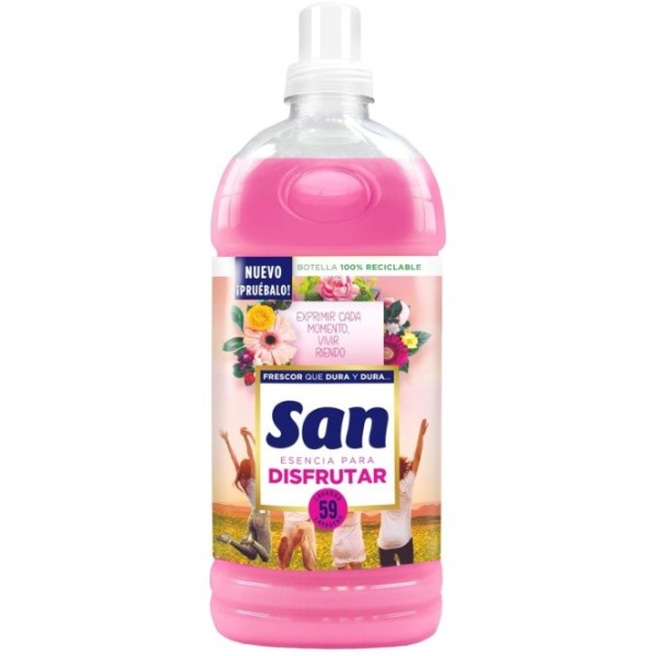 Suavizante concentrado San Esencia para Disfrutar, para 59 lavados.