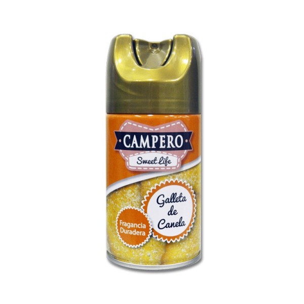 Ambientador Campero galleta de canela recambio spray 250 ml