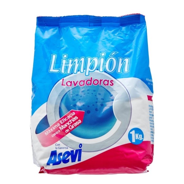 Quitamanchas Limpión lavadoras Asevi 1kg