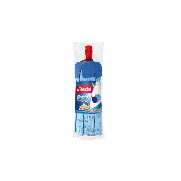 Fregona Vileda super microfibras color azul