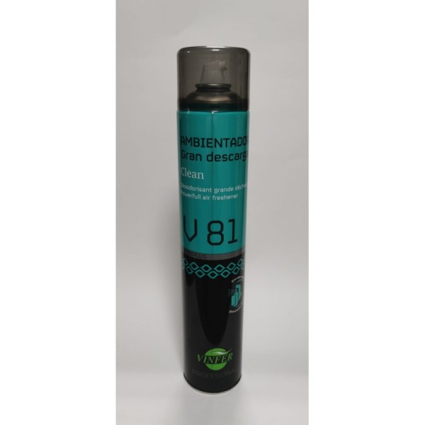 Ambientador gran descarga Vinfer Clean spray V81 750 ml