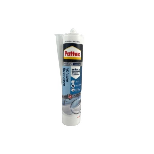 Silicona Baño Sano Pattex Blanca 280ml