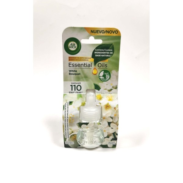 Ambientador Air Wick eléctrico recambio White Bouquet