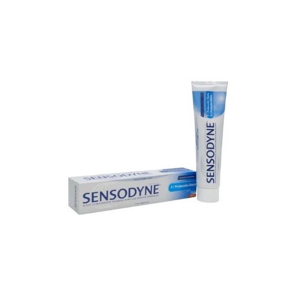 Dentífrico Sensodyne protección diaria, contiene 75ml.