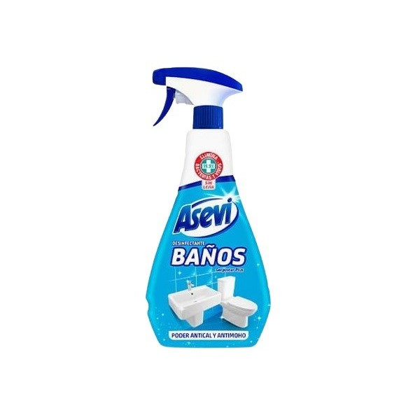 Asevi higienizante baños 720 ml formato pistola.