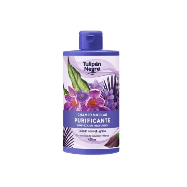Champú Micelar Tulipán Negro Purificante 400ml.