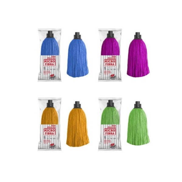 Fregona microfibra/4512 Amapola de colores surtidos gran absorción