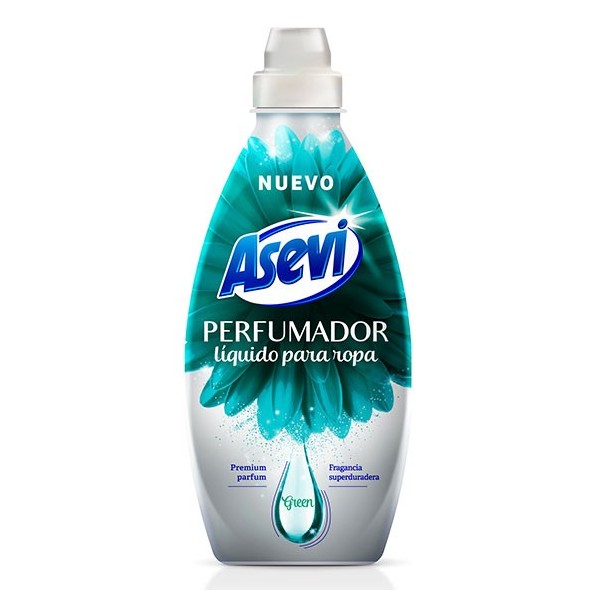Perfumador Asevi liquido para ropa Green 720ml.