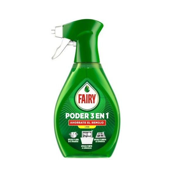 Fairy spray 3 en 1 limón 500ml.