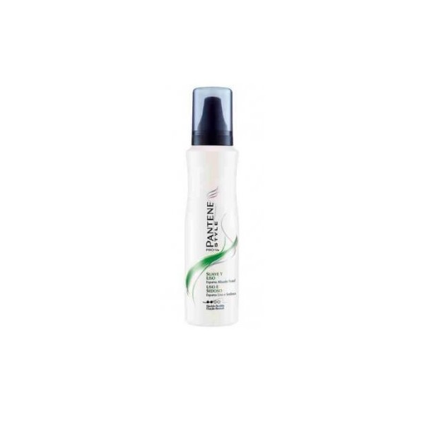 Espuma Pantene suave y liso fijación flexible para cabello liso y suave 200ml.