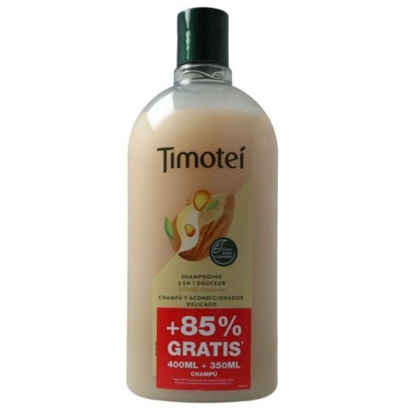 Champú y acondicionador Timotei almendras 750ml