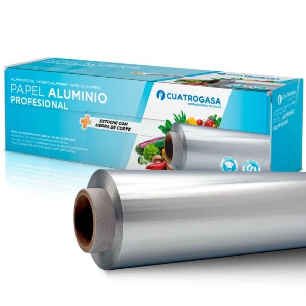 Papel Aluminio Profesional 30X290 alimentario caja dispensadora