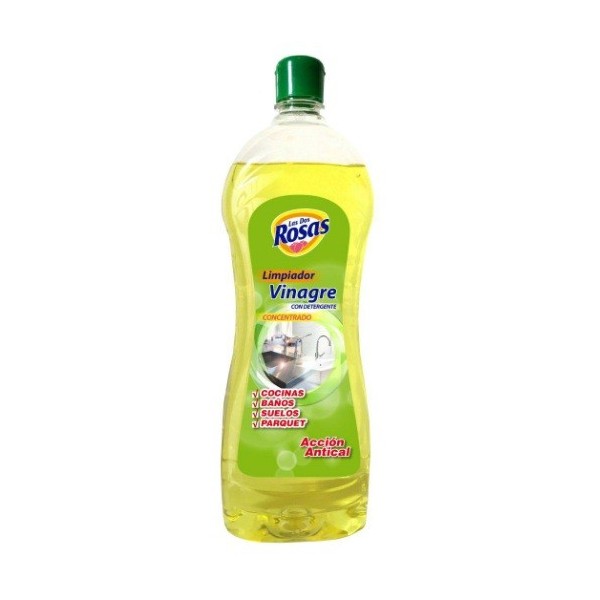 Vinagre de limpieza con detergente las Dos Rosas 1250 ml.