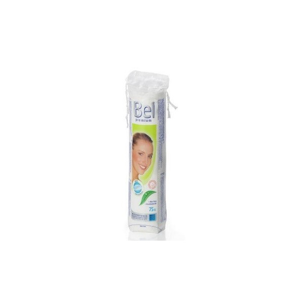 Discos desmaquilladores de aloe vera y provitamina B5 Bel premium 75 unidades.