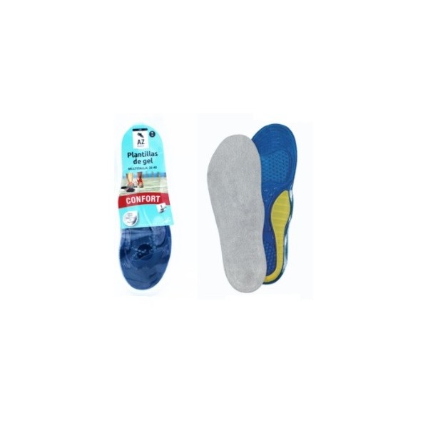 Plantilla de Gel Confort azul TR15 mujer