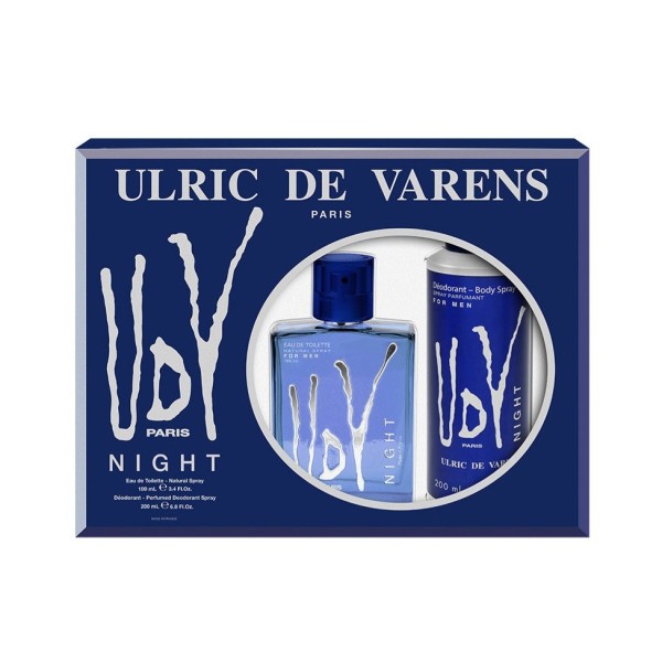 Udv Night for men ulric de Varens estuche eau de toillete + desodorante