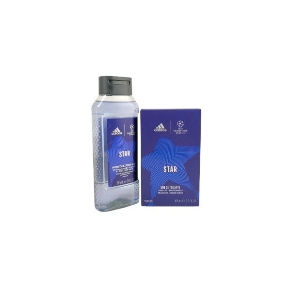 Adidas Star Champions league colonia 100 ml + gel ducha