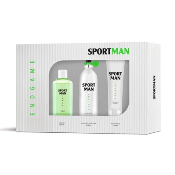 Sportman Endgame estuche hombre colonia+ masaje + gel