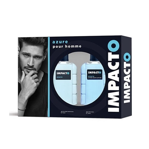 Impacto Azure estuche hombre colonia + masaje