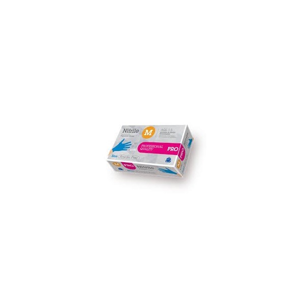 Guante Nitrilo Pro azul desechable 4,6gr