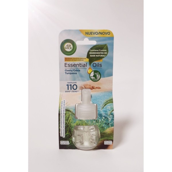 Ambientador Air wick electrico Oasis turquesa recambio