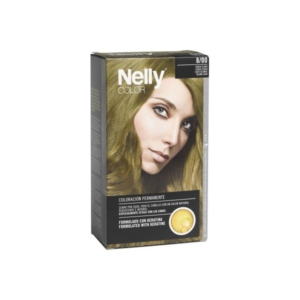 Tinte Capilar Nelly Color 8/00 Rubio  Claro