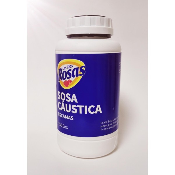 Sosa caustica escamas Las dos rosas 750gr