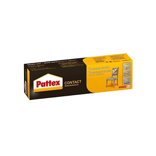Cola contacto transparente Pattex de 125grs.