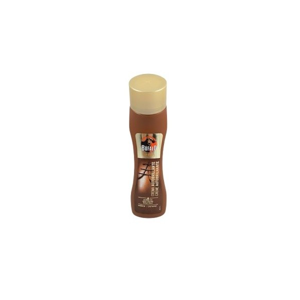 Crema calzado Búfalo aplicador marrón con esponjita