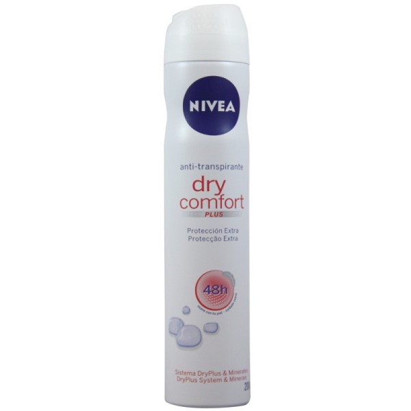 Desodorante Nivea Dry Comfort for women protección extra spray 200ml