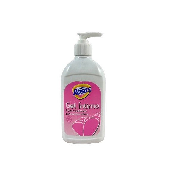 Gel íntimo Las Dos Rosas dosificador 500ml.