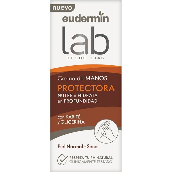 Crema de manos protectora Eudermín, 75ml.