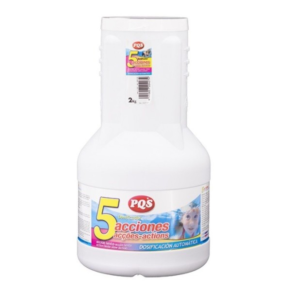 Dosificador 5 acciones flotante 2Kg. para piscina