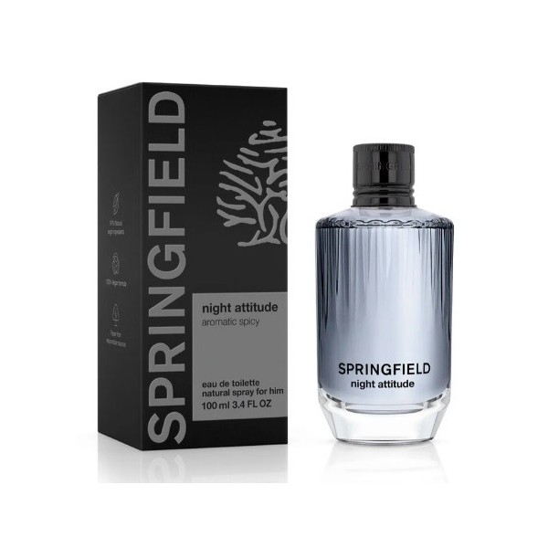 Springfield night attitude for men 100ml eau de toilette