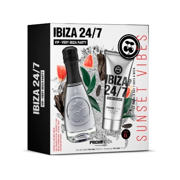Pacha Ibiza 24/7 VIP hombre estuche colonia + gel