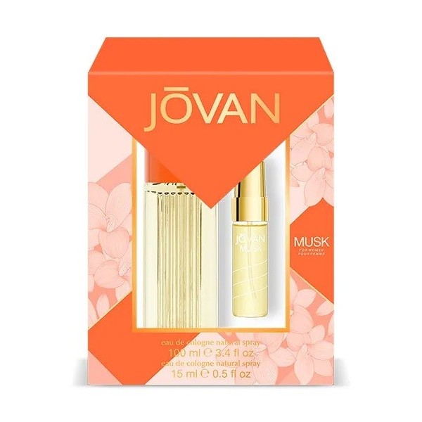 Jovan Musk for women estuche eau de toilette de 100ml + eau de toilette 15ml