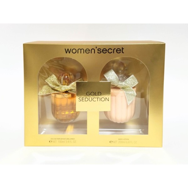Woman Secret gold seduction set eau de parfum 100+body 200