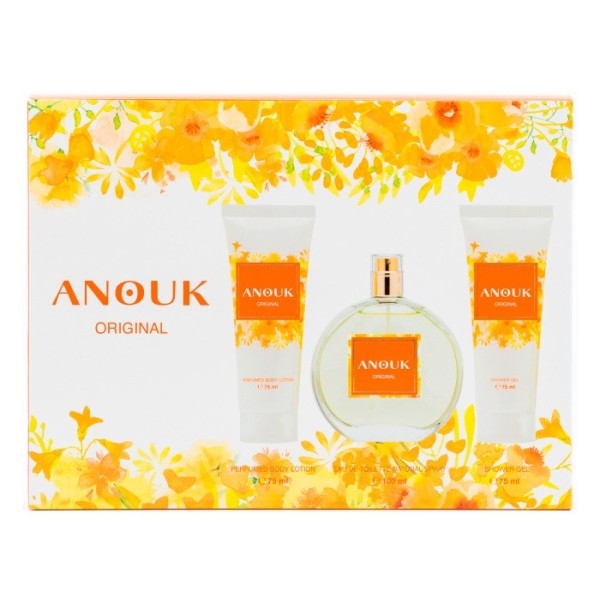 Anouk clásica estuche mujer colonia + body milk + gel ducha