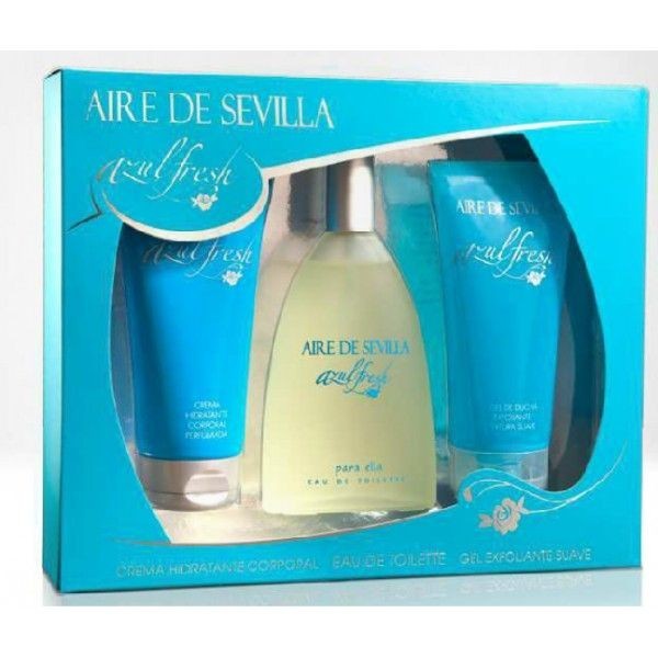 Aire de Sevilla Azul Fresh estuche 150ml eau de toilette + gel + crema 150ml