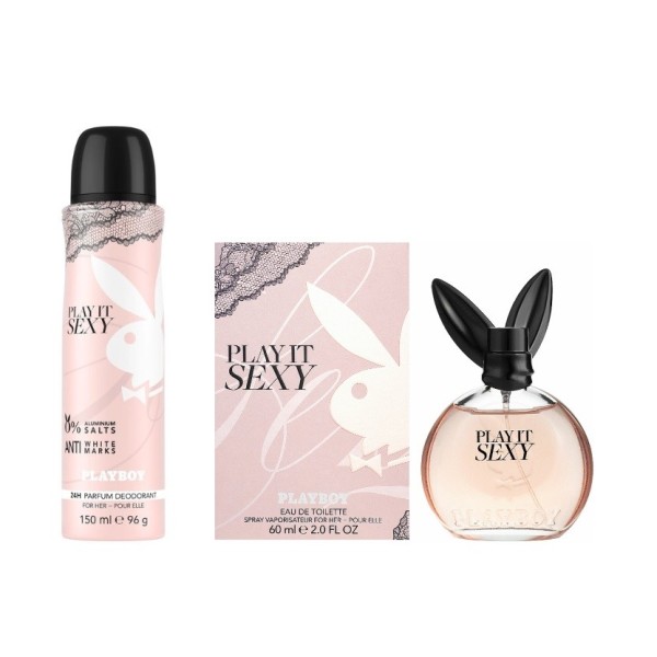 Playboy Play it Sexy for her colonia 60ml + desodorante 150ml