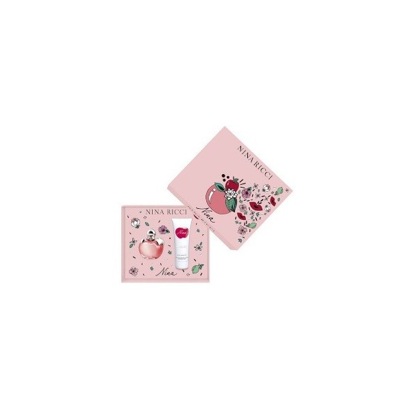 Nina de Nina Ricci estuche eau de toilette 80ml + leche corporal 100ml.